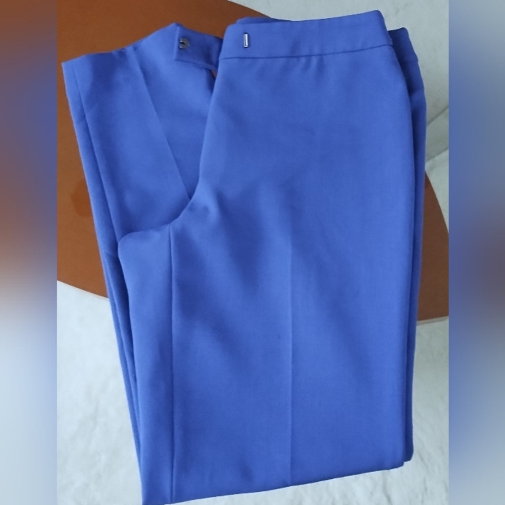Anne Klein Royal Blue Tailored Trousers